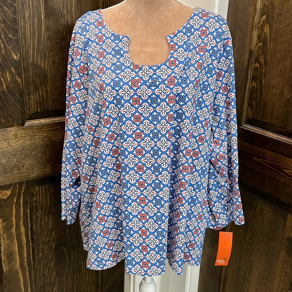 Geometric Knit Top